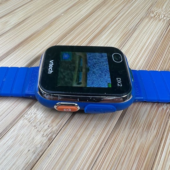VTech KidiZoom Smartwatch DX2 Smart Watch for Kids Blue With Charging Cable - Picture 8 of 8